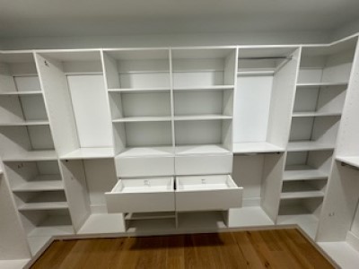 Full Wall Custom Closet System